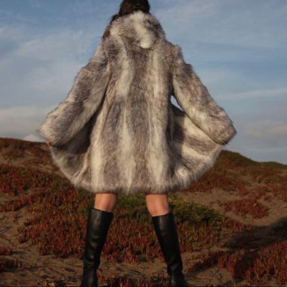 Reversible fur afghan festival coat - Picture 2 of 4